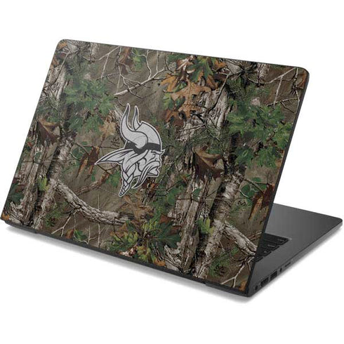 NFL Minnesota Vikings Realtree Xtra Green Camo Dell Chromebook Skin