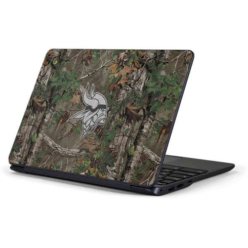 NFL Minnesota Vikings Realtree Xtra Green Camo Samsung Chromebook Skin