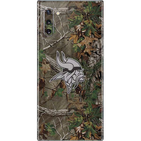 NFL Minnesota Vikings Realtree Xtra Green Camo Galaxy Note 10 Skin