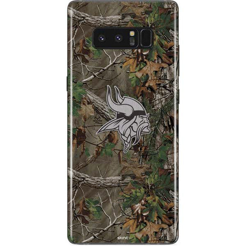 NFL Minnesota Vikings Realtree Xtra Green Camo Galaxy Note 8 Skin