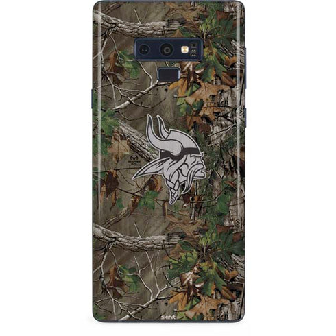 NFL Minnesota Vikings Realtree Xtra Green Camo Galaxy Note 9 Skin