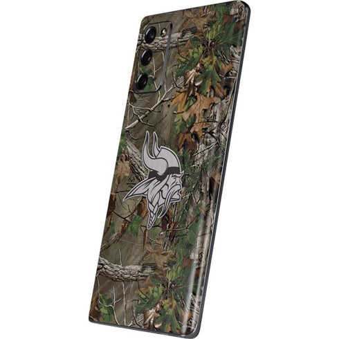 NFL Minnesota Vikings Realtree Xtra Green Camo Galaxy Note20 5G Skin