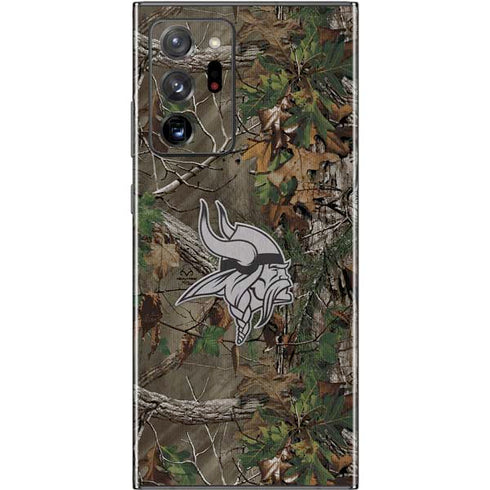 NFL Minnesota Vikings Realtree Xtra Green Camo Galaxy Note20 Ultra 5G Skin