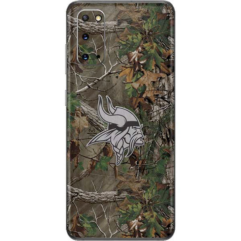 NFL Minnesota Vikings Realtree Xtra Green Camo Galaxy S20 Skin