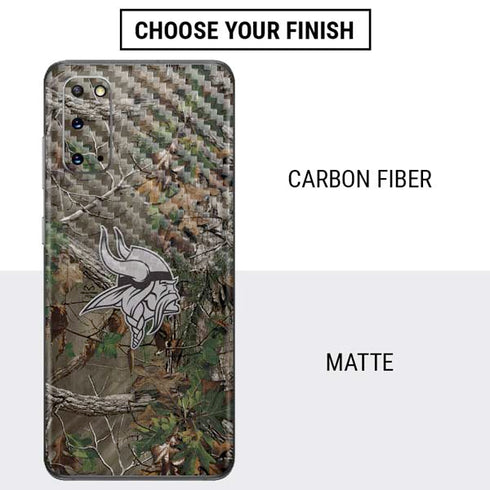 NFL Minnesota Vikings Realtree Xtra Green Camo Galaxy S20 Skin