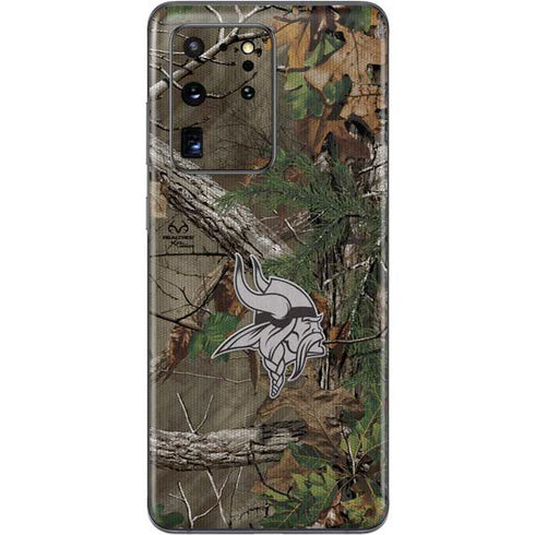 NFL Minnesota Vikings Realtree Xtra Green Camo Galaxy S20 Ultra 5G Skin