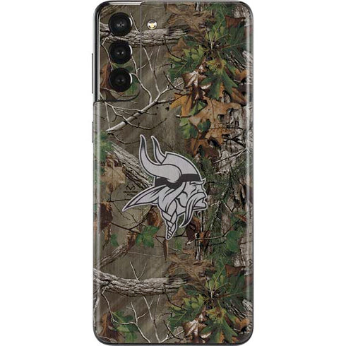 NFL Minnesota Vikings Realtree Xtra Green Camo Galaxy S21 Plus 5G Skin