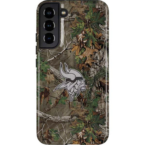 NFL Minnesota Vikings Realtree Xtra Green Camo Galaxy S22 Plus Pro Case