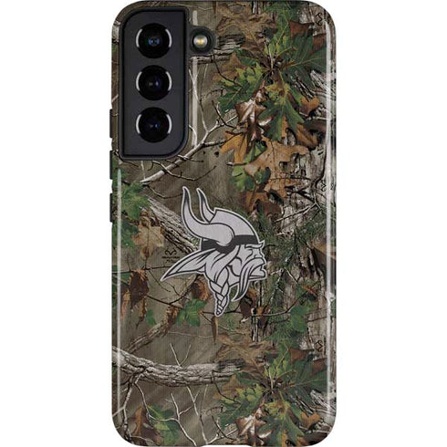 NFL Minnesota Vikings Realtree Xtra Green Camo Galaxy S22 Pro Case