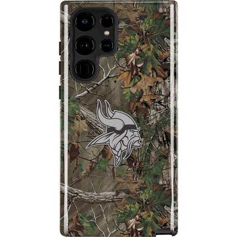 NFL Minnesota Vikings Realtree Xtra Green Camo Galaxy S22 Ultra Pro Case