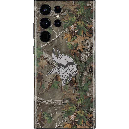 NFL Minnesota Vikings Realtree Xtra Green Camo Galaxy S22 Ultra Skin