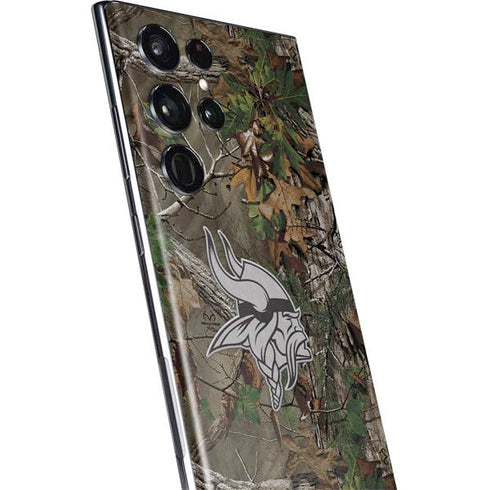 NFL Minnesota Vikings Realtree Xtra Green Camo Galaxy S22 Ultra Skin