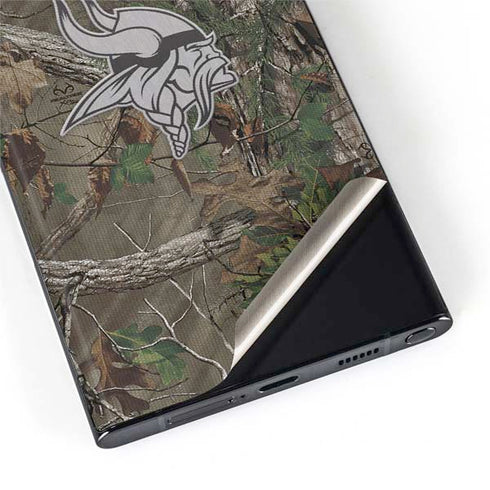 NFL Minnesota Vikings Realtree Xtra Green Camo Galaxy S22 Ultra Skin