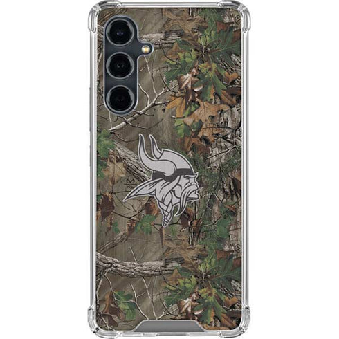 NFL Minnesota Vikings Realtree Xtra Green Camo Galaxy S23 FE Clear Case