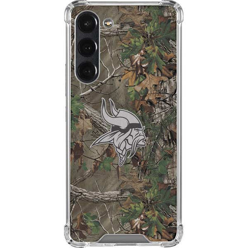 NFL Minnesota Vikings Realtree Xtra Green Camo Galaxy S23 Plus Clear Case