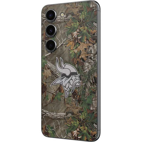 NFL Minnesota Vikings Realtree Xtra Green Camo Galaxy S23 Skin