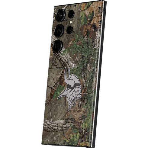 NFL Minnesota Vikings Realtree Xtra Green Camo Galaxy S23 Ultra Skin