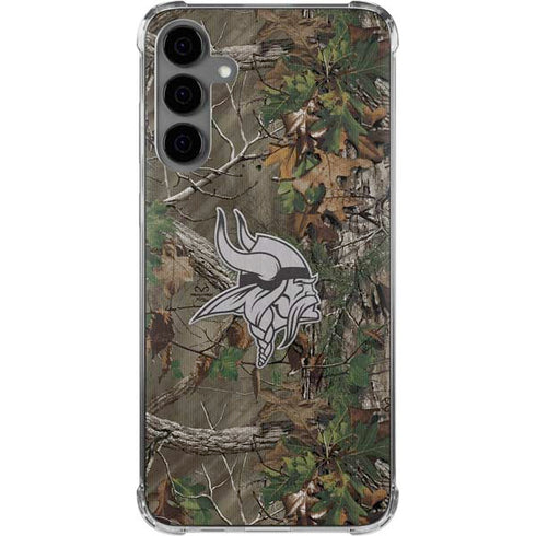 NFL Minnesota Vikings Realtree Xtra Green Camo Galaxy S24 Plus Clear Case