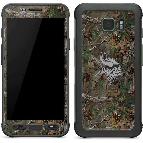 NFL Minnesota Vikings Realtree Xtra Green Camo Galaxy S7 Active Skin