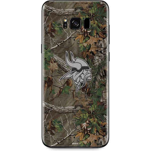 NFL Minnesota Vikings Realtree Xtra Green Camo Galaxy S8 Plus Skin