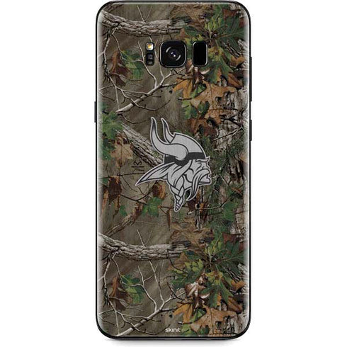 NFL Minnesota Vikings Realtree Xtra Green Camo Galaxy S8 Skin