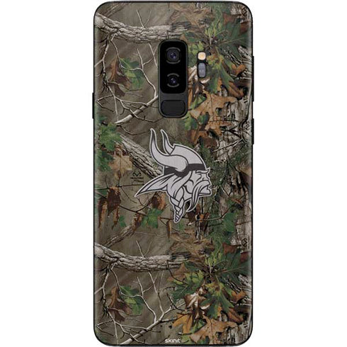 NFL Minnesota Vikings Realtree Xtra Green Camo Galaxy S9 Plus Skin