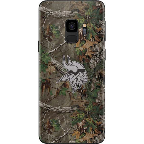 NFL Minnesota Vikings Realtree Xtra Green Camo Galaxy S9 Skin