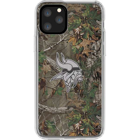 NFL Minnesota Vikings Realtree Xtra Green Camo iPhone 11 Pro Clear Case