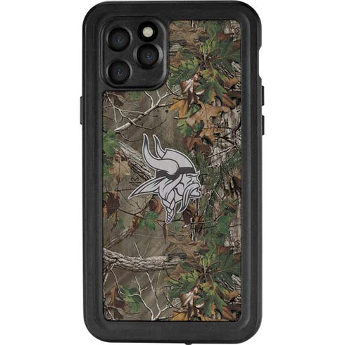 NFL Minnesota Vikings Realtree Xtra Green Camo iPhone 11 Pro Waterproof Case