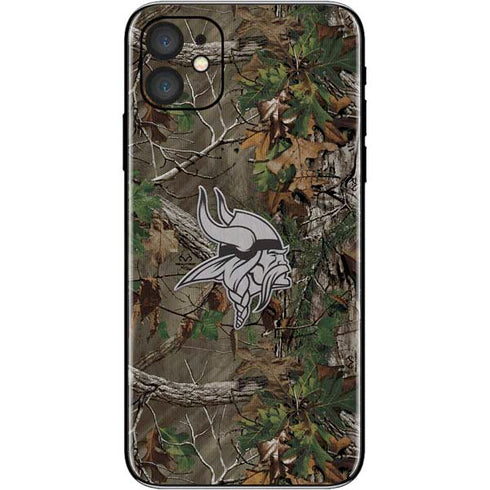 NFL Minnesota Vikings Realtree Xtra Green Camo iPhone 11 Skin