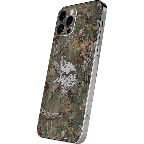 NFL Minnesota Vikings Realtree Xtra Green Camo iPhone 12 Pro Skin