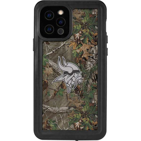 NFL Minnesota Vikings Realtree Xtra Green Camo iPhone 12 Pro Waterproof Case