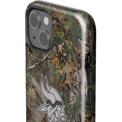 NFL Minnesota Vikings Realtree Xtra Green Camo iPhone 15 Plus Impact Case