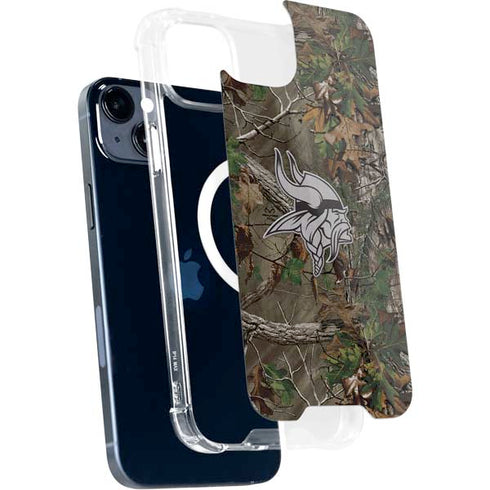 NFL Minnesota Vikings Realtree Xtra Green Camo iPhone 14 Plus MagSafe Case