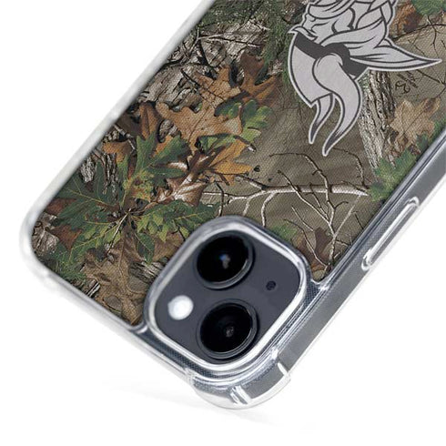 NFL Minnesota Vikings Realtree Xtra Green Camo iPhone 15 Plus MagSafe Case
