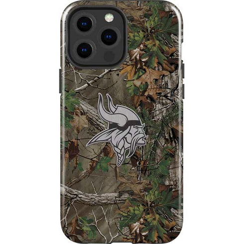NFL Minnesota Vikings Realtree Xtra Green Camo iPhone 15 Pro Max Impact Case