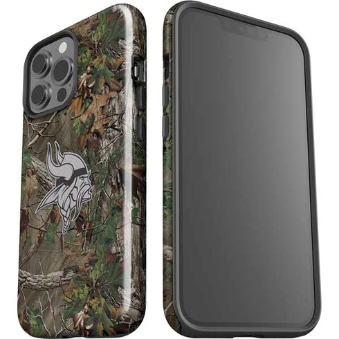 NFL Minnesota Vikings Realtree Xtra Green Camo iPhone 15 Pro Max Impact Case