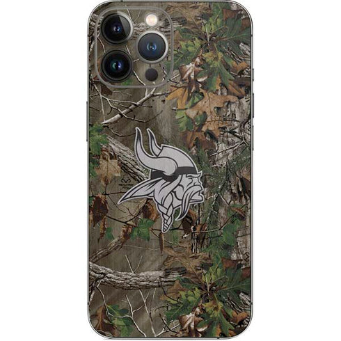 NFL Minnesota Vikings Realtree Xtra Green Camo iPhone 14 Pro Max Skin