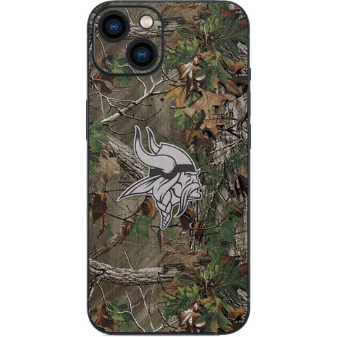 NFL Minnesota Vikings Realtree Xtra Green Camo iPhone 14 Skin