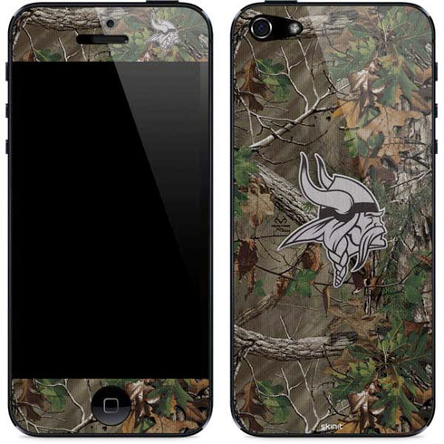 NFL Minnesota Vikings Realtree Xtra Green Camo iPhone 5/5s/5SE Skin