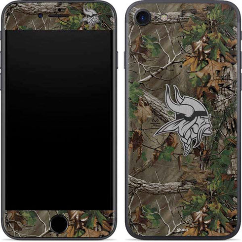 NFL Minnesota Vikings Realtree Xtra Green Camo iPhone SE (2nd & 3rd Gen) Skin