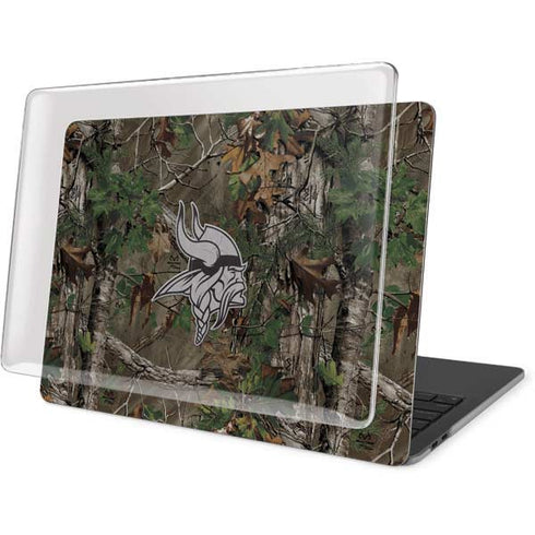NFL Minnesota Vikings Realtree Xtra Green Camo MacBook Pro 15in (2016-19) Case plus Skin
