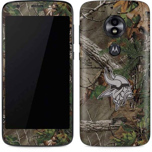 NFL Minnesota Vikings Realtree Xtra Green Camo Moto E5 Play Skin