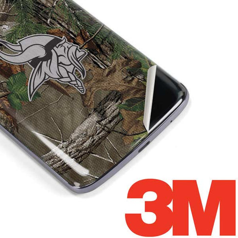 NFL Minnesota Vikings Realtree Xtra Green Camo Moto E5 Plus Skin