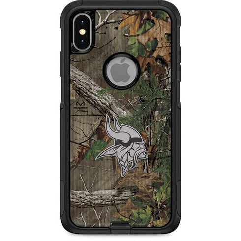 NFL Minnesota Vikings Realtree Xtra Green Camo Otterbox Commuter iPhone Skin
