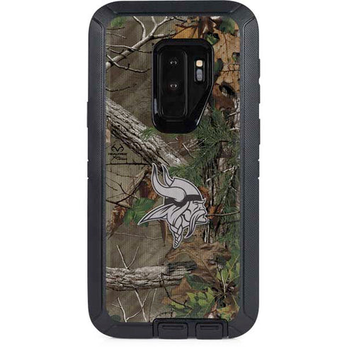 NFL Minnesota Vikings Realtree Xtra Green Camo Otterbox Defender Galaxy Skin