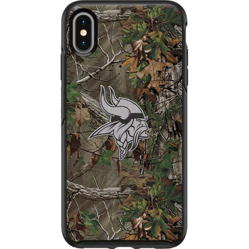NFL Minnesota Vikings Realtree Xtra Green Camo Otterbox Symmetry iPhone Skin