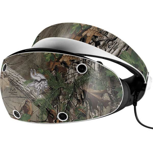NFL Minnesota Vikings Realtree Xtra Green Camo PlayStation VR2 Skin