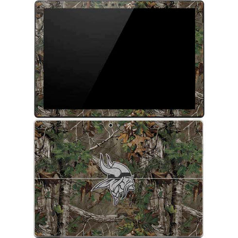 NFL Minnesota Vikings Realtree Xtra Green Camo Surface Pro 4 Skin