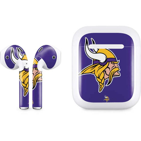 NFL Minnesota Vikings Retro Logo Apple AirPods Skin